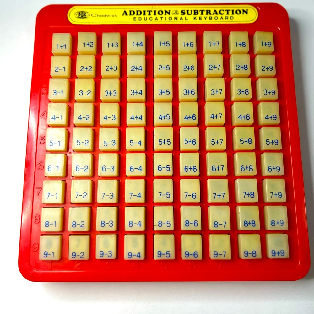 Chadwicks Red and Yellow Educational Keyboard